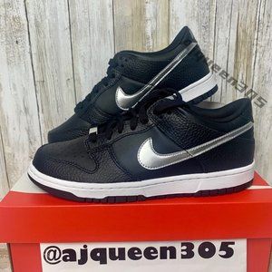 Nike Dunk Low Black Silver GS